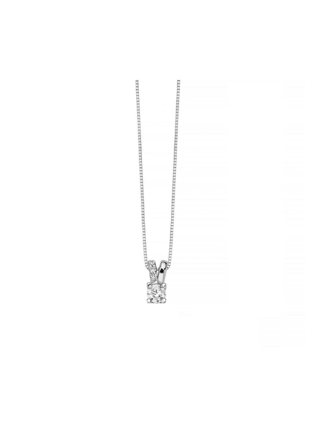 Collana Donna Miluna Punto Luce ORO 750 con  diamanti CLD4511-014G7