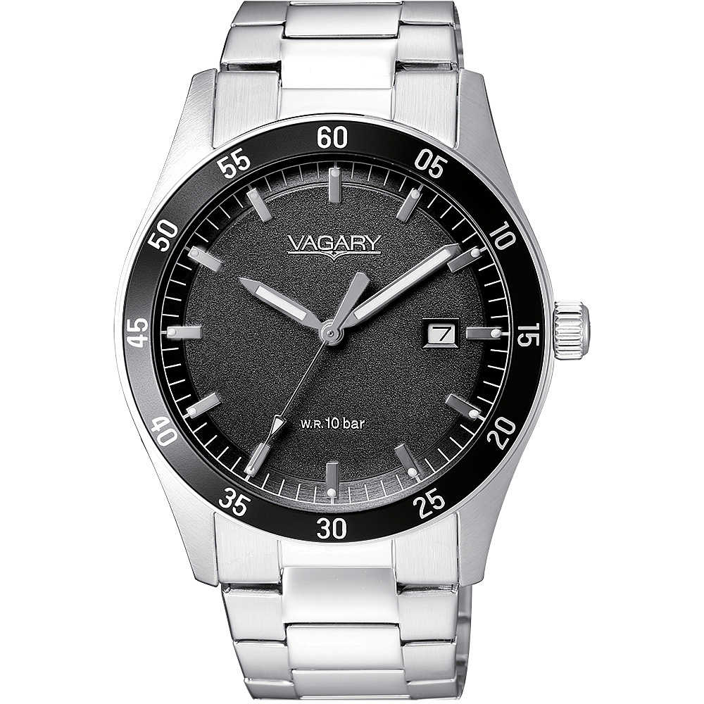 Orologio uomo Cronografo Vagary By Citizen Rockwell cinturino Acciaio IB8-119-51