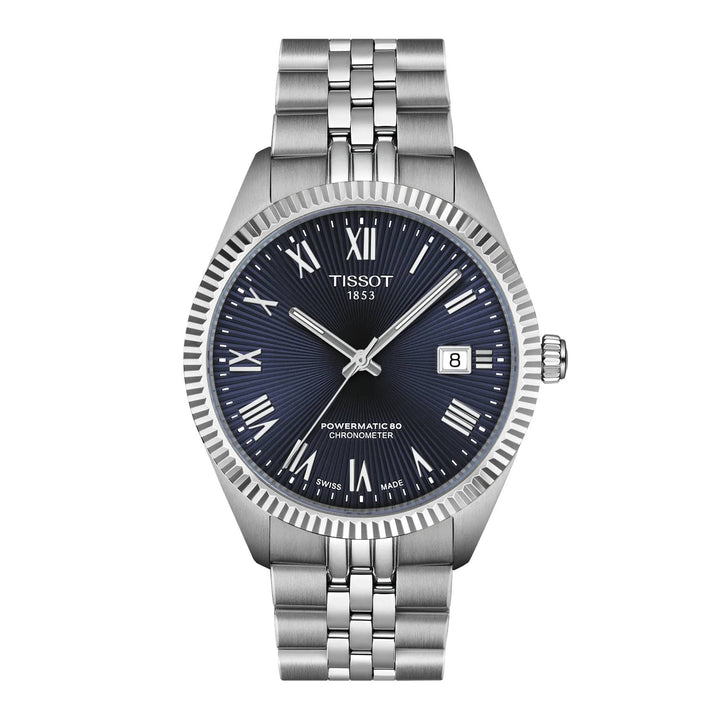 Orologio Uomo Tissot Ballade Powermatic 80 COSC Blu T1564081104300