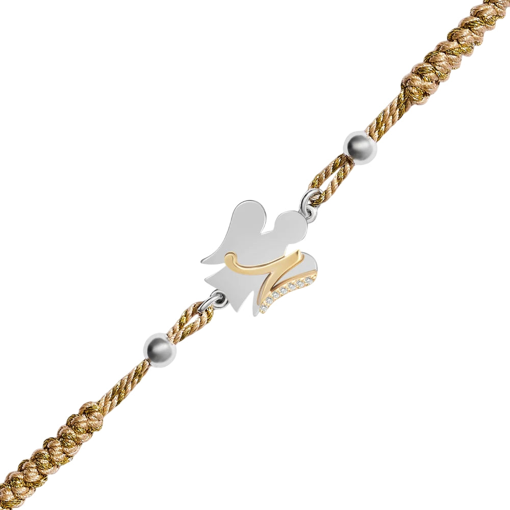 Bracciale Donna Argento 925 Roberto Giannotti Cordino Iniziale N GIA700N