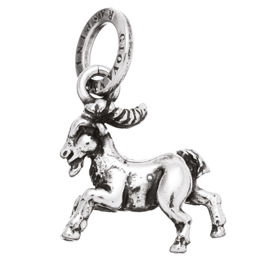 Charm Unisex Giovanni Raspini Argento 925 Capricorno Realizzato A Mano 08620
