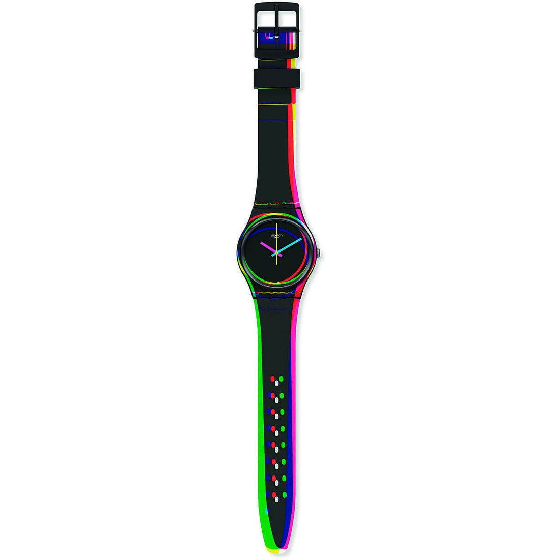 Orologio Donna Gomma Resina Swatch Quarz Solo Tempo GB333