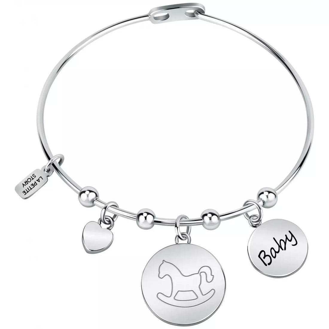 Bracciale Donna La Petite Story Acciaio Con Charms Family LPS05ASF29