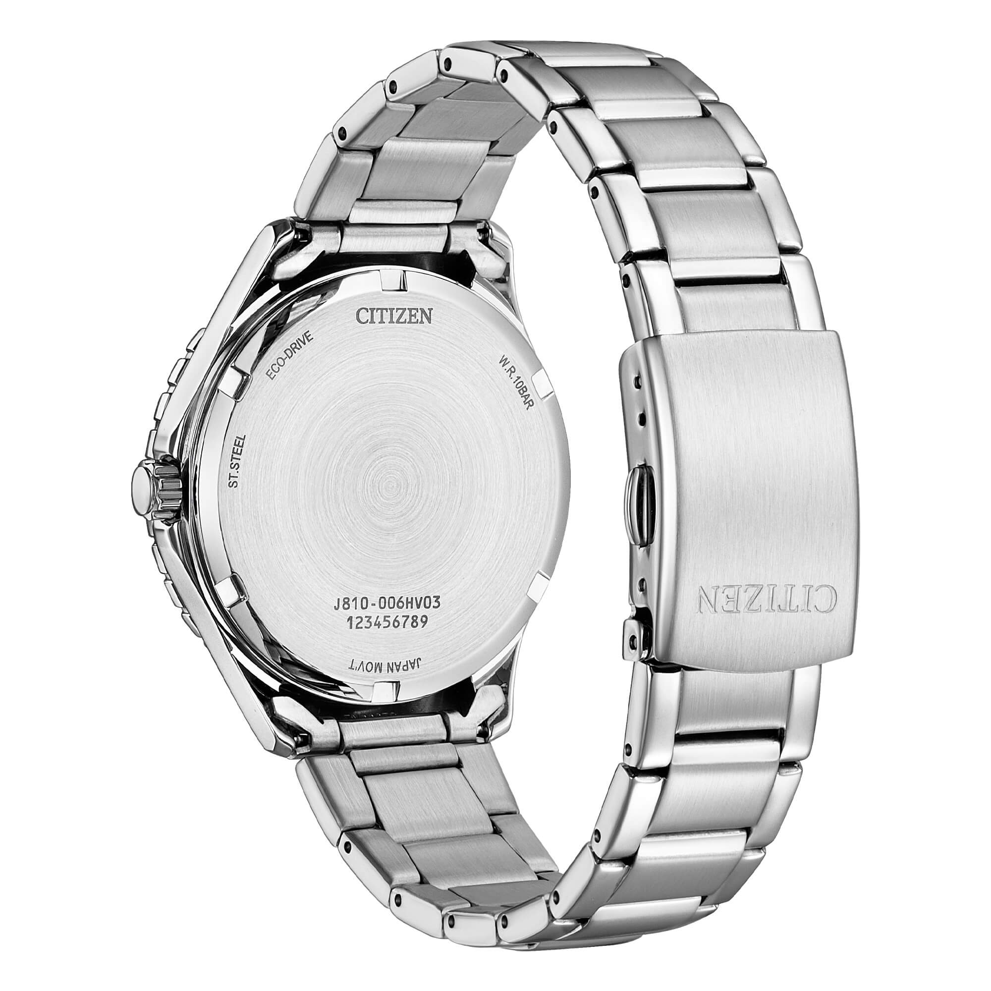 Orologio Donna Citizen Eco-Drive Acciaio Madreperla Zirconi FE6170-88D