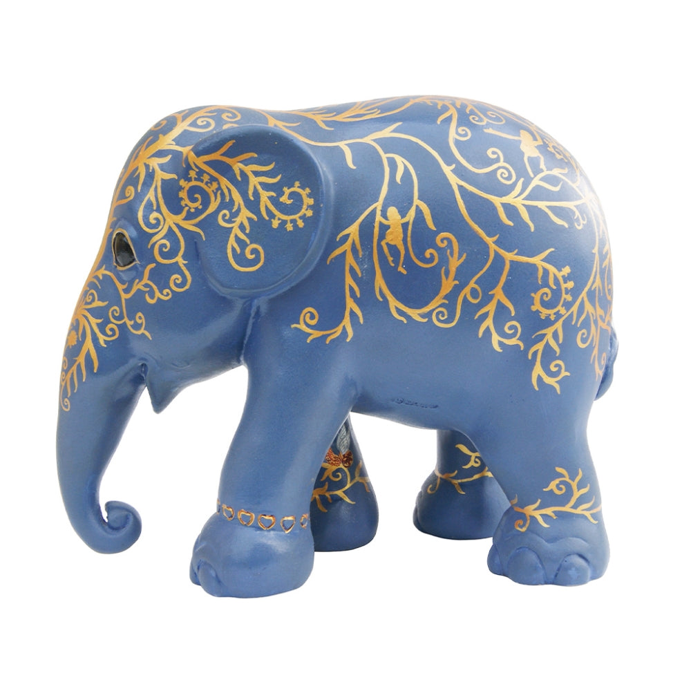 Scultura Elefante Onlylux Eko 10 cm Resina Dipinto A Mano 8858831207233