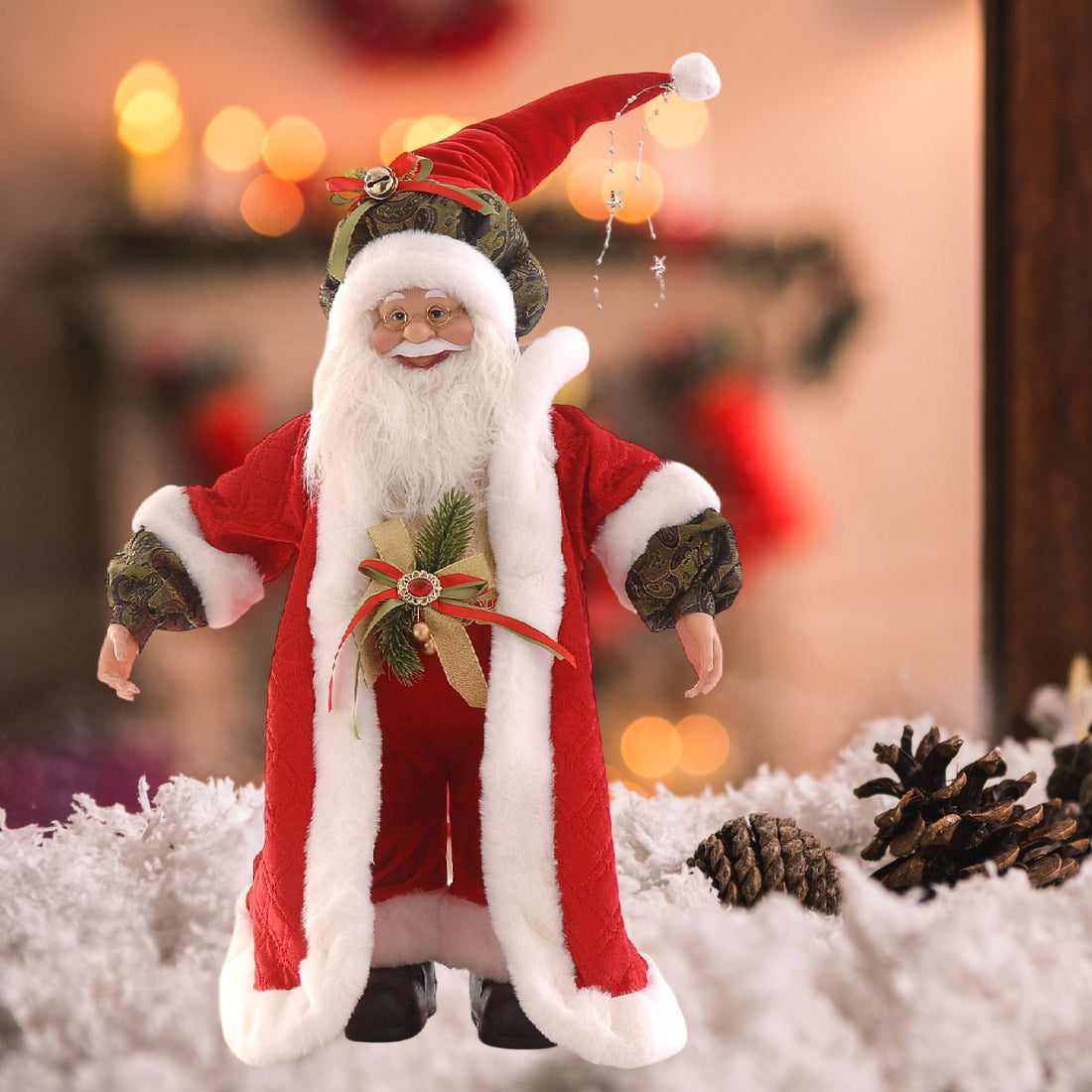 Babbo Natale Vetur Rosso 45 cm 21066