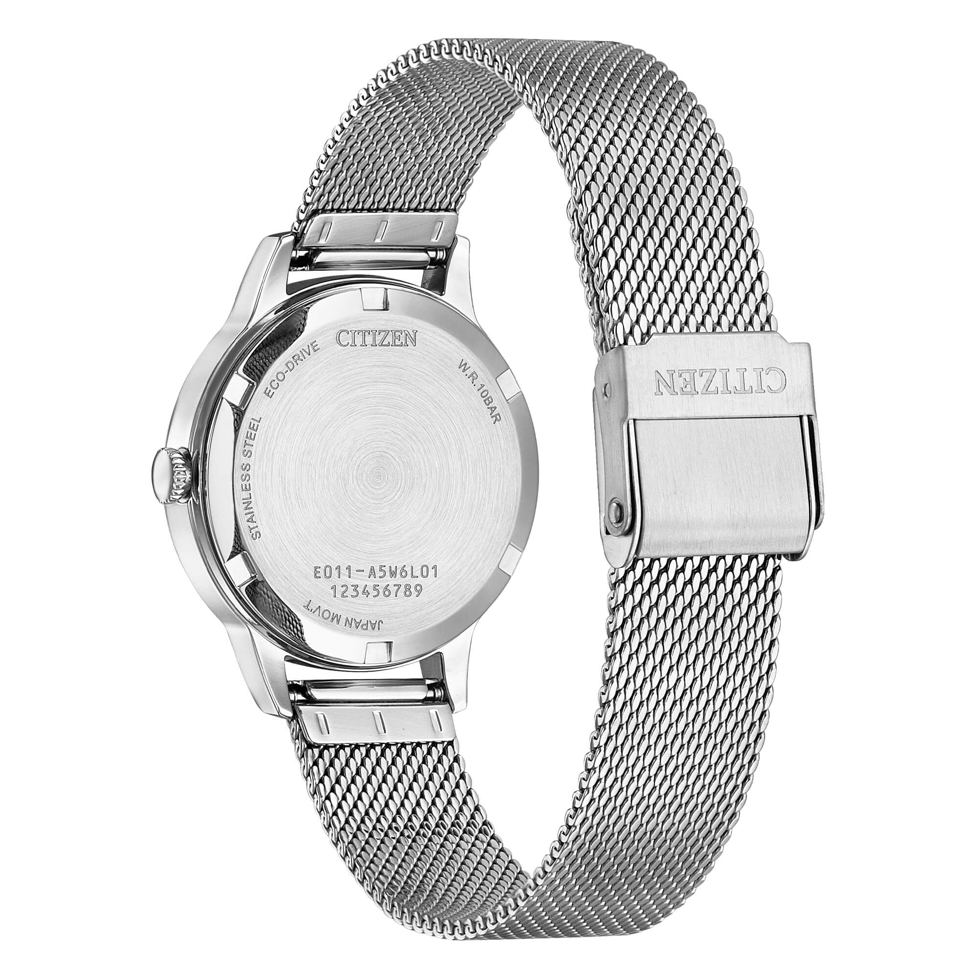 Orologio Donna Citizen Eco-Drive Bianco Solo Tempo Acciaio EW2621-75A