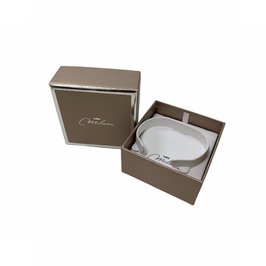 Bracciale Donna Miluna Elastico Perle Multicolor Grigie PBR1669