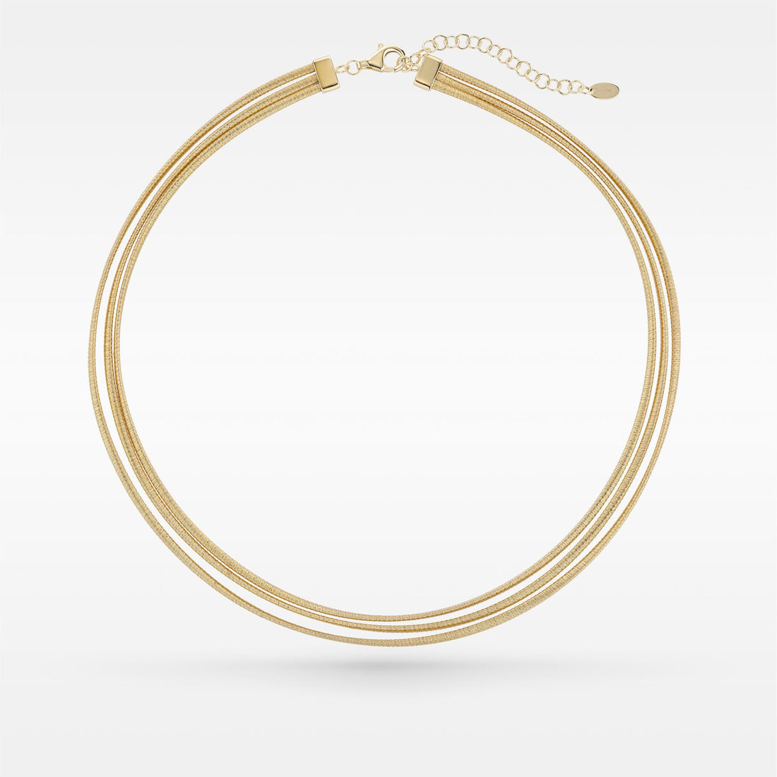 Collana Donna Pesavento Argento 925 Giallo DNA Tre Fili WDNSG036