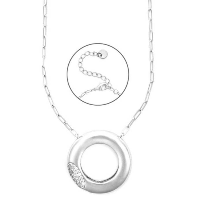 Collana Donna 4US Cesare Paciotti Ottone Bianco Zirconi 4UCL8216W