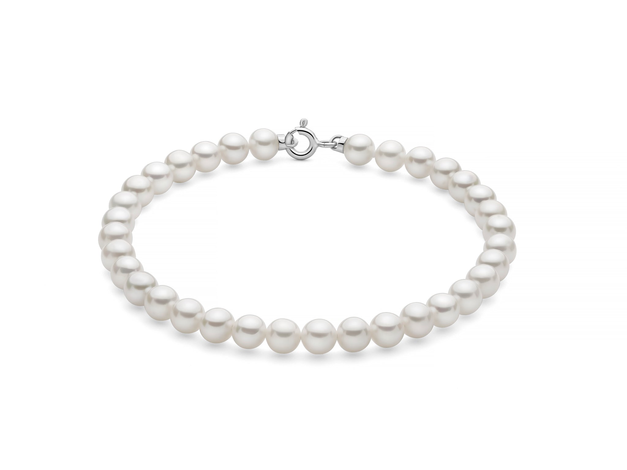 Bracciale Donna Miluna Perle  In Oro Bianco 375 PBR3772BX