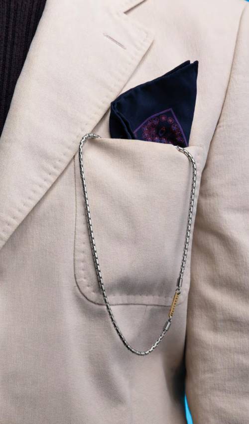 Collana Uomo 4US Cesare Paciotti Acciaio Catena 4UCL7980