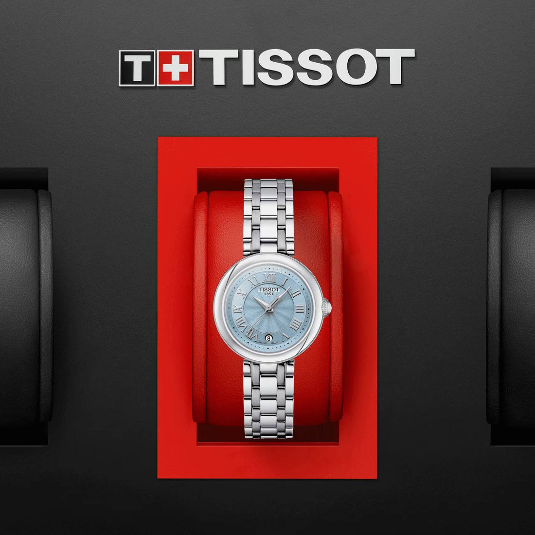 Orologio Donna Tissot Quarzo Solo Tempo Bellissima Madreperla Celeste T1260101113300