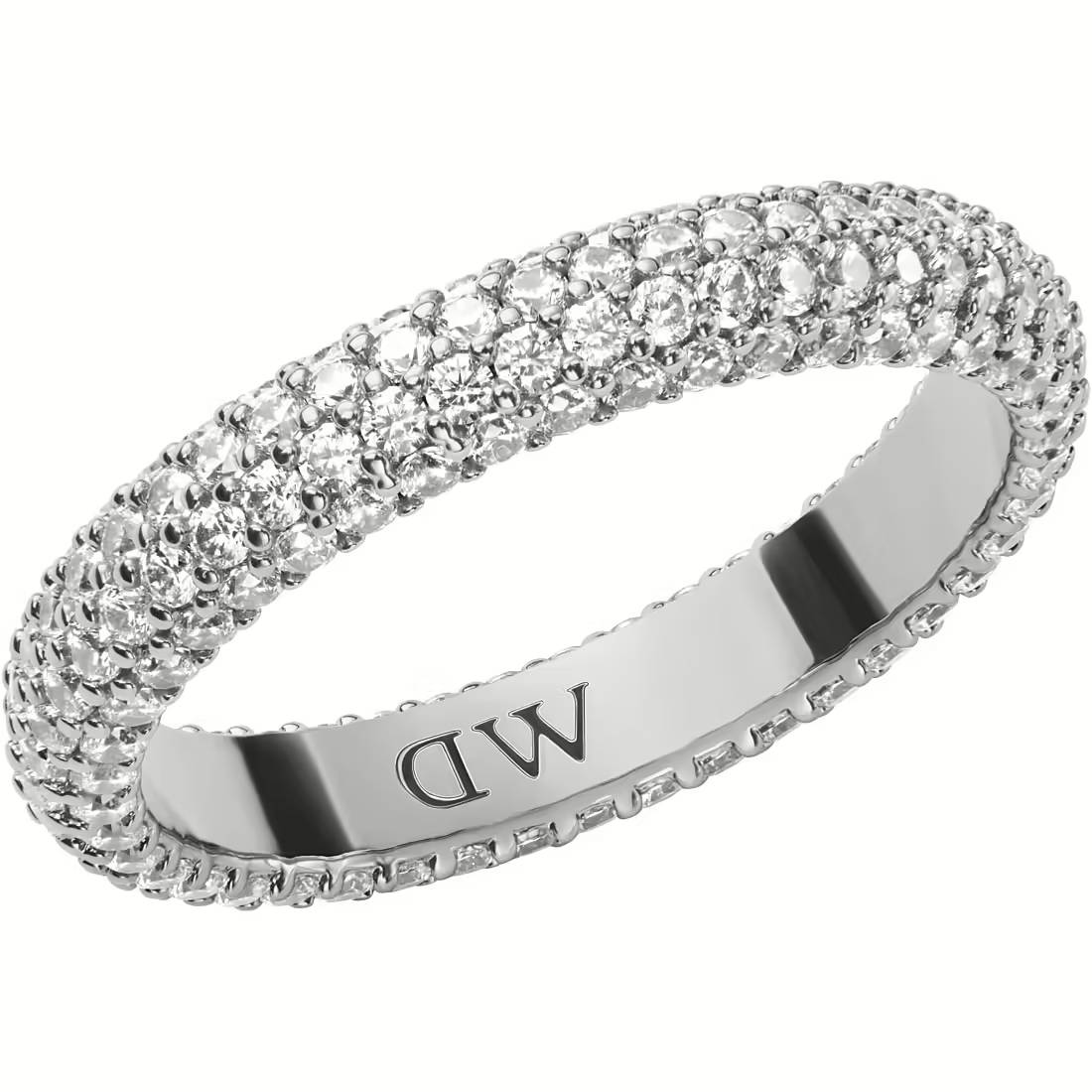 Anello Donna Daniel Wellington Pavè Zirconi Crystal Misura 14 DW00400661