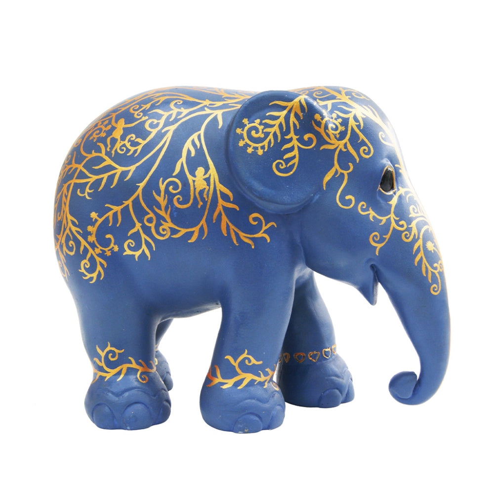 Scultura Elefante Onlylux Eko 10 cm Resina Dipinto A Mano 8858831207233