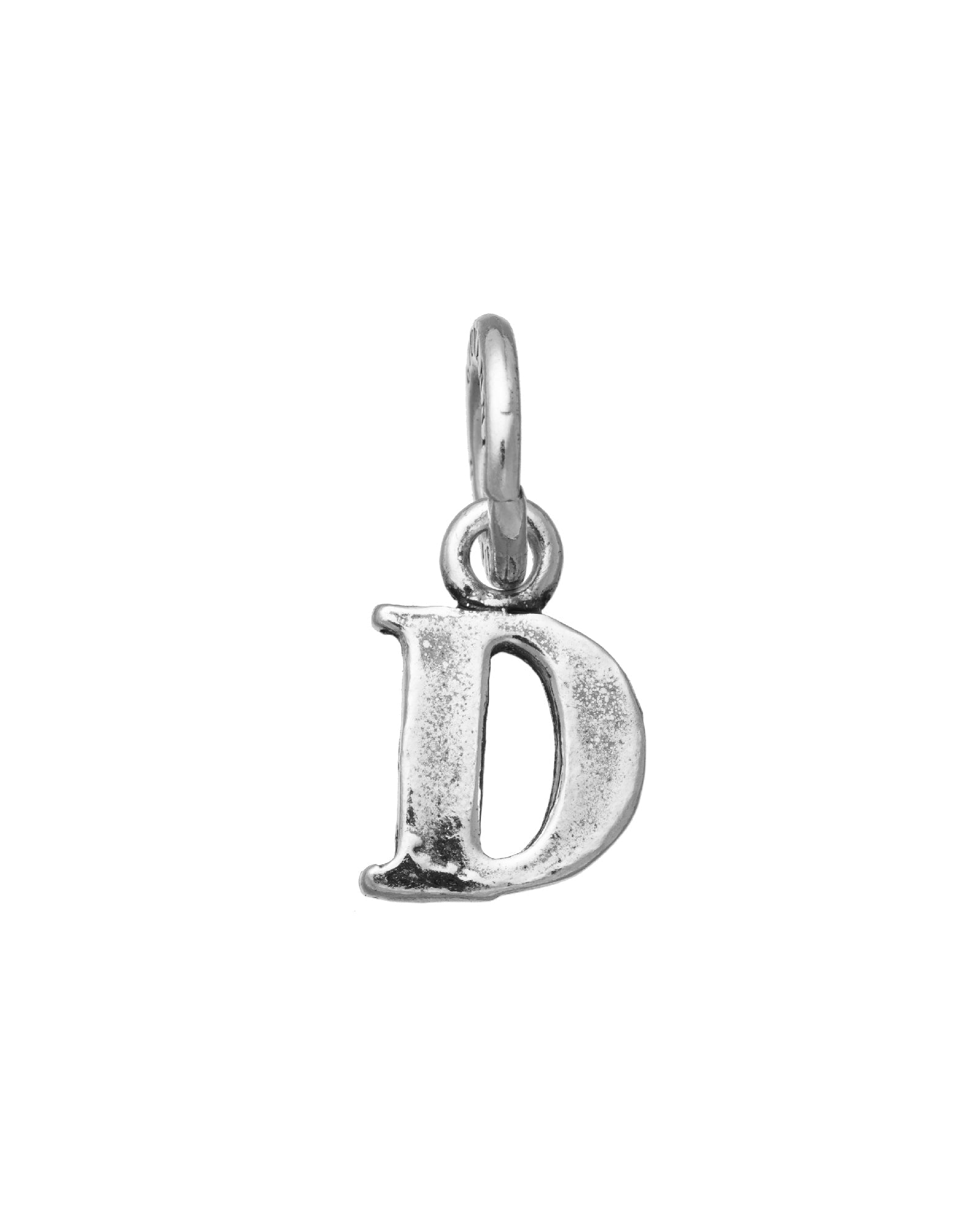 Charm Unisex Giovanni Raspini Argento 925 Mini Lettera D Realizzato A Mano 10879