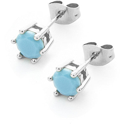 Orecchini Donna 4US Cesare Paciotti Argento 925 Zircone Turchese 4UOR4915W