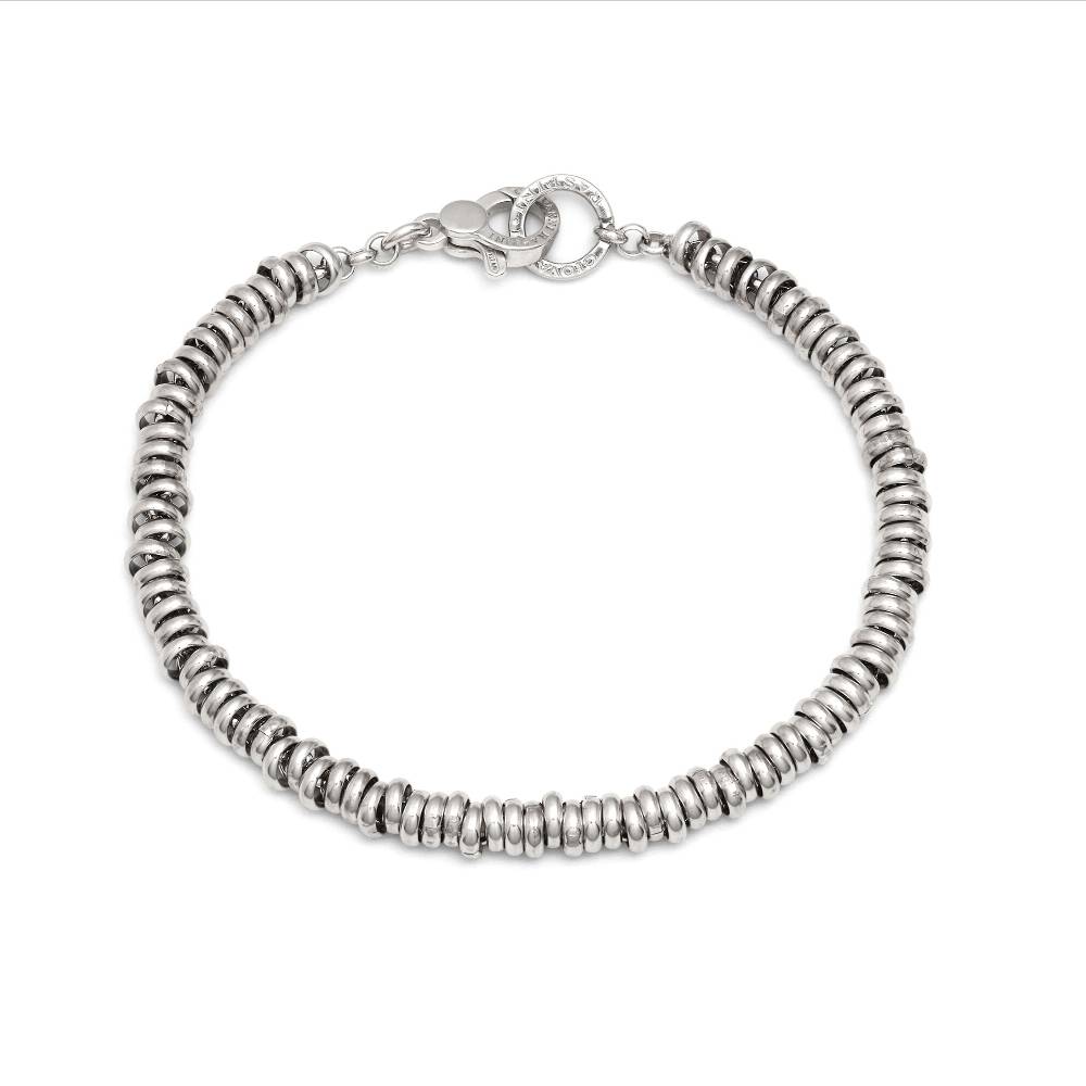 Bracciale Unisex Giovanni Raspini Argento 925 Base Anellini Lucidi 12203