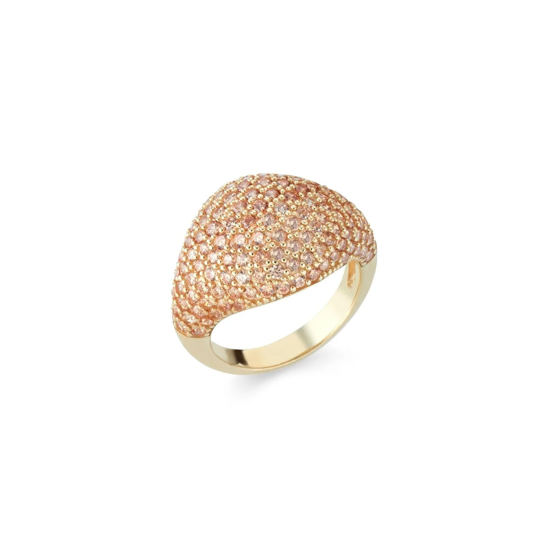 Anello Chevalier Donna Laura P. Argento Dorato 925 Zirconi Champagne AN0106GC/10