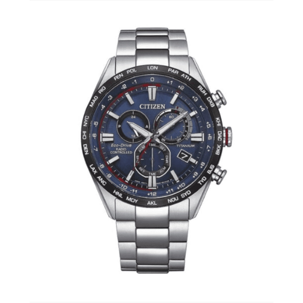 Orologio Uomo Citizen Titanio Radio Controllato Eco Drive Cronografo CB5945-85L