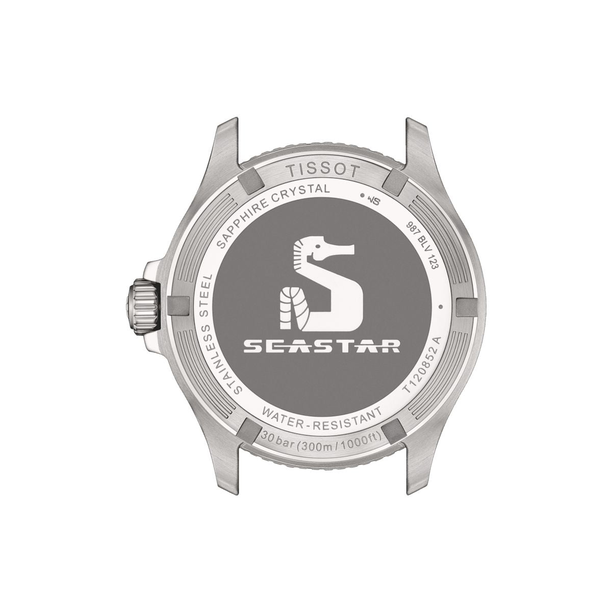 Orologio Uomo Tissot Seastar GMT Acciaio Dorato Marrone Nero Data T1208522205100