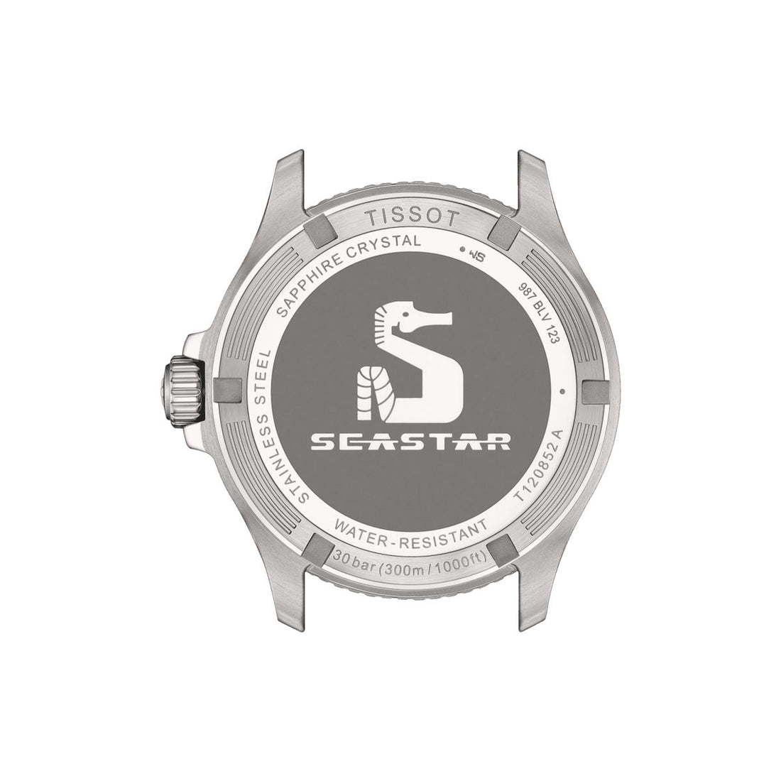 Orologio Uomo Tissot Seastar GMT Acciaio Dorato Marrone Nero Data T1208522205100