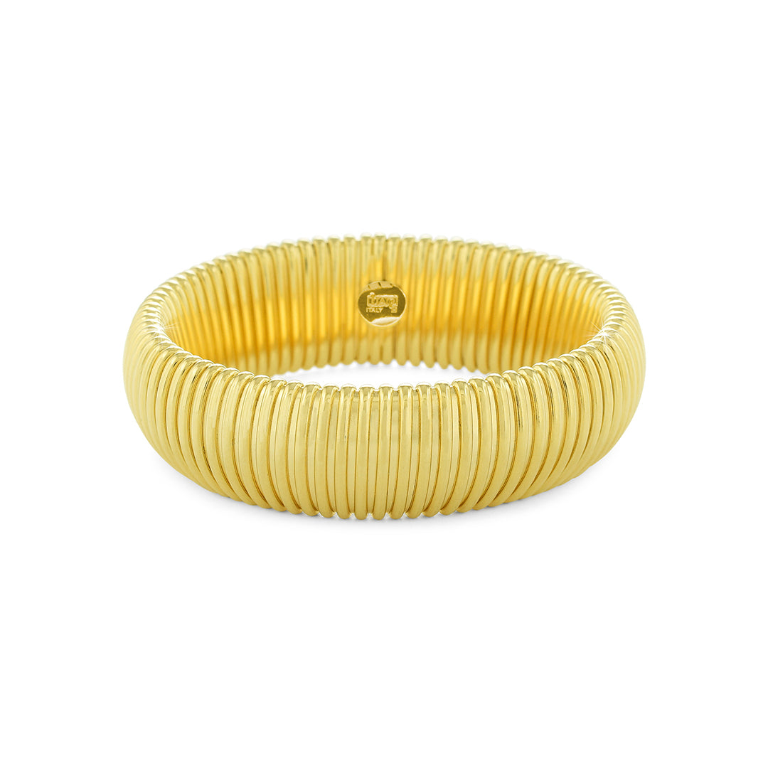 Bracciale Donna Unoaerre Semirigido Bronzo Dorato TuboGas 493431