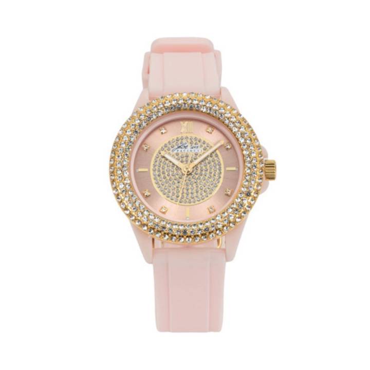 Orologio Donna 4US Cesare Paciotti Quarzo Solo Tempo Rosa Zirconi Bianchi T4SW490