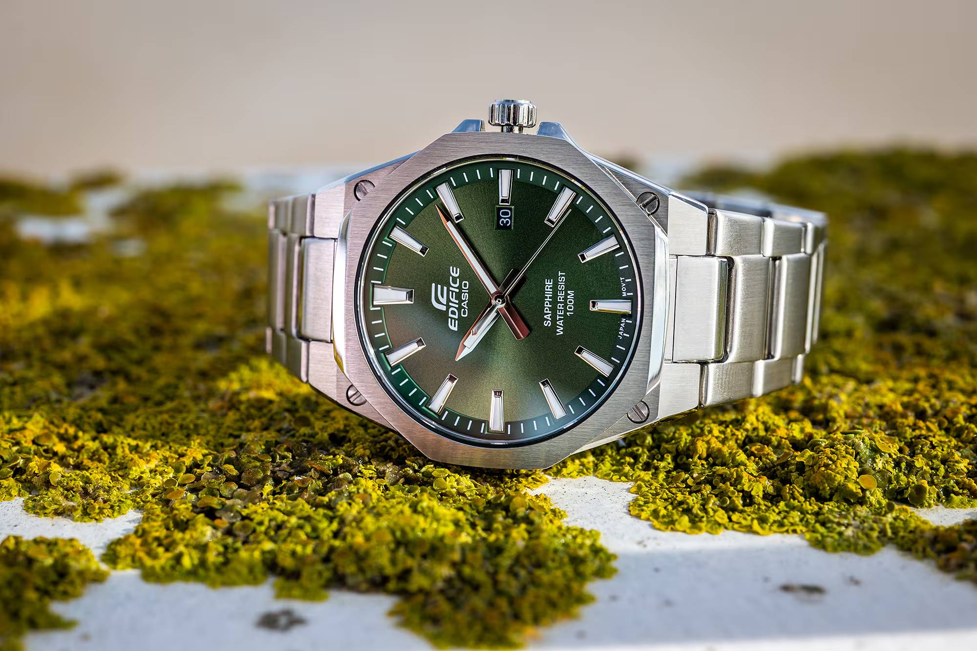 Orologio Uomo Casio Edifice Acciaio Verde Quarzo EFR-S108D-3AVUEF