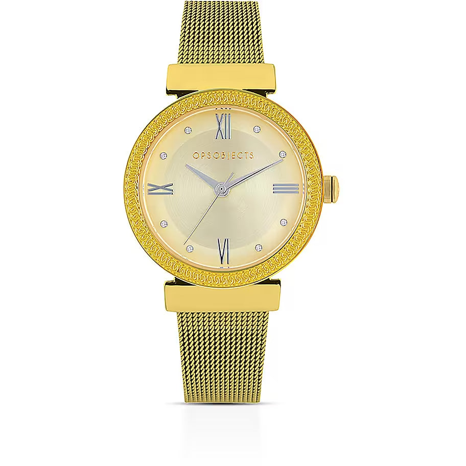 Orologio Donna Ops Acciaio Golden Line Quarzo Solo Tempo OPSPW-838-3200