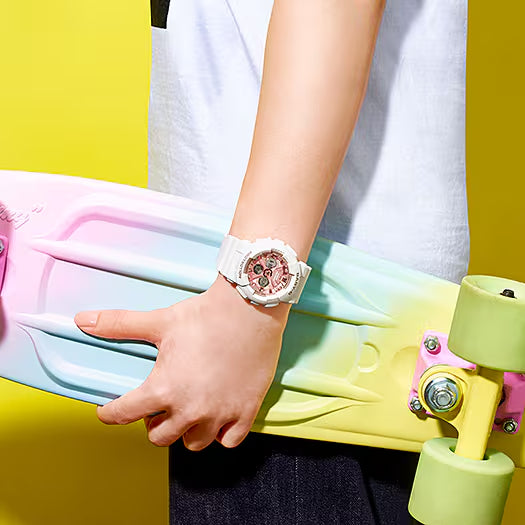 Orologio Donna Bambina Casio G-SHOCK BABY-G Rosa BA-130-7A1ER