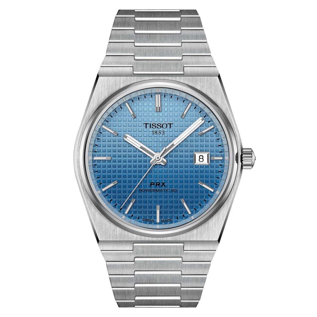 Orologio Uomo Tissot Prx Blu Azzurro Camaleonte Powermatic 80 T1374071135101