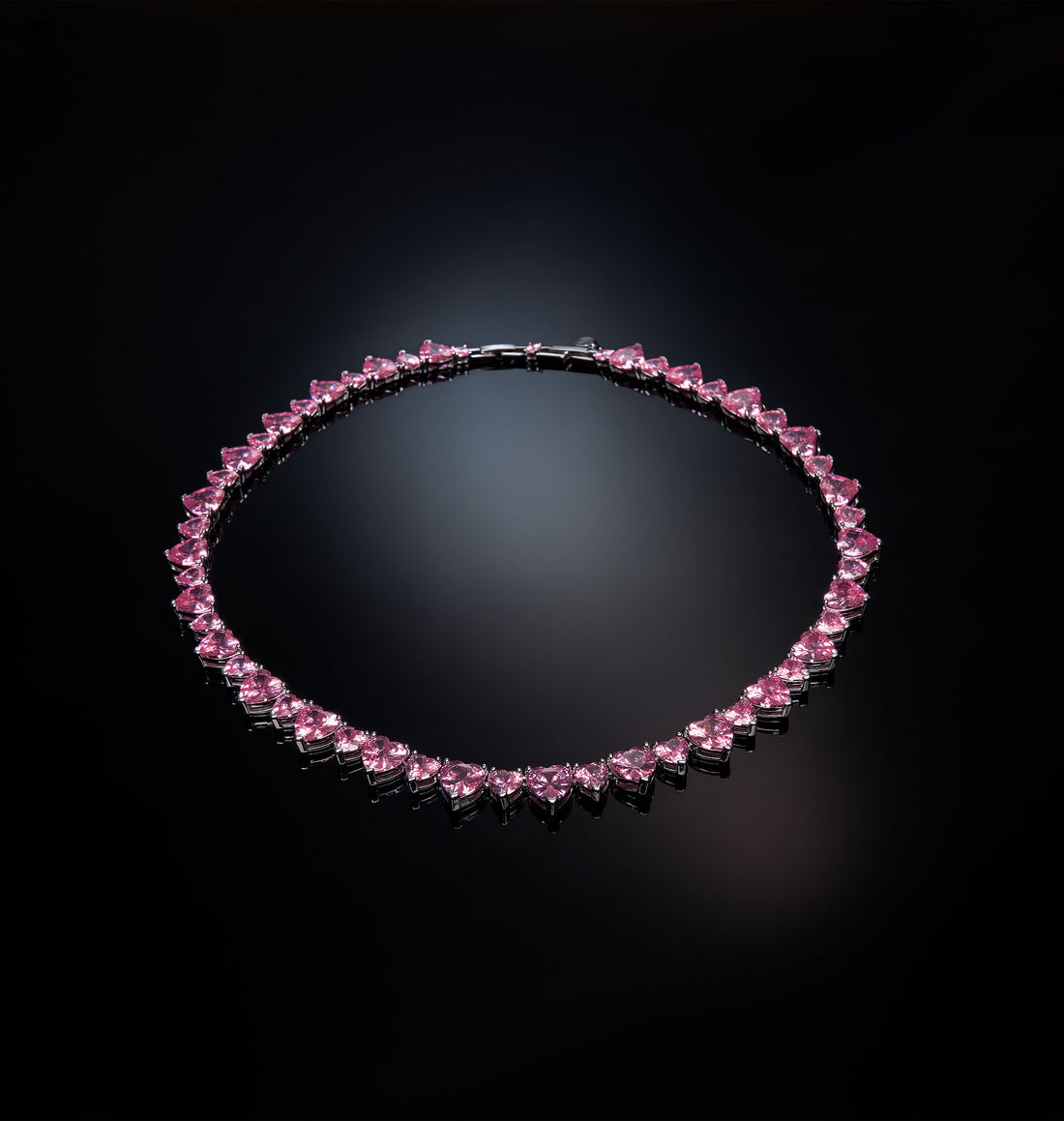 Collana Donna Chiara Ferragni Tennis Zirconi Cuori rosa