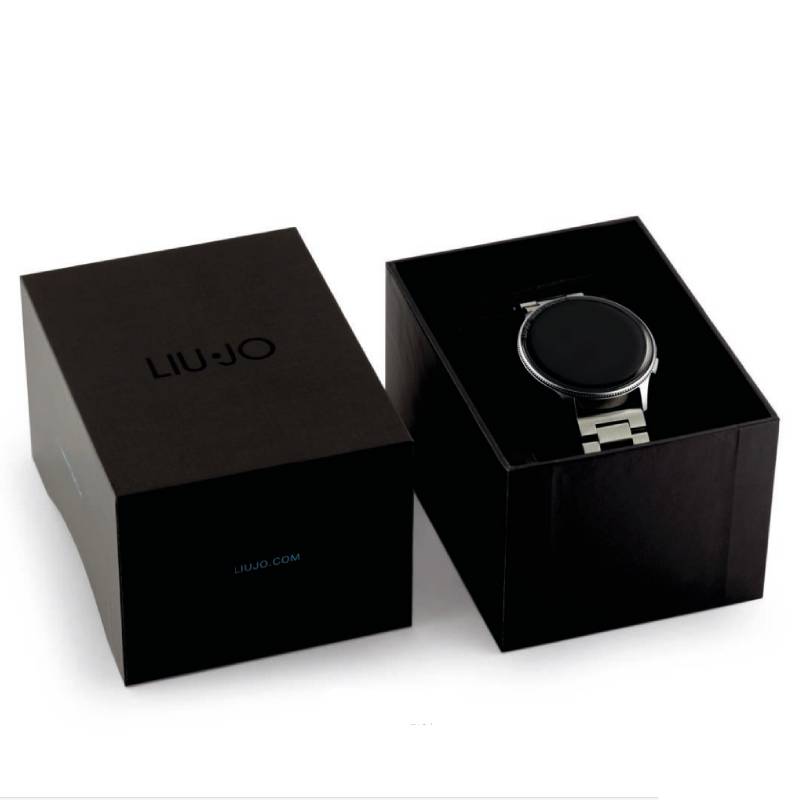 Orologio Uomo Liu Jo Smartwatch Voice Man Acciaio Cinturino Silicone Nero SWLJ072