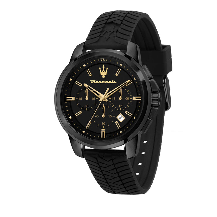 Orologio Uomo Maserati Acciaio Nero Successo Cronografo Quarzo R8871621011