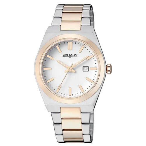 Orologio Donna Vagary Acciaio Bicolore Quarzo Solo Tempo Data IU3-134-11