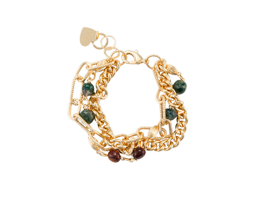 Bracciale Donna Acciaio dorato 4US cesare paciotti  Giada 4UBR7299W