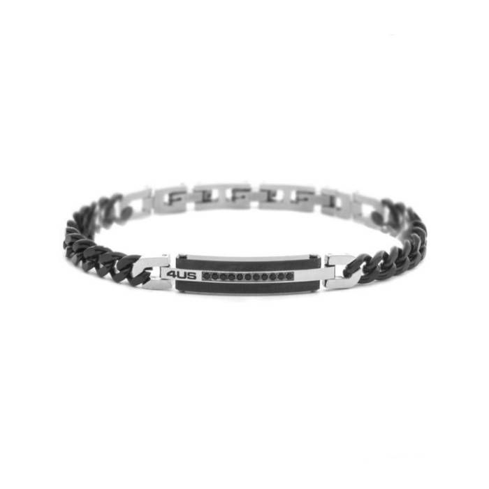 Bracciale Uomo 4US Cesare Paciotti Acciaio Targhetta 4UBR8471