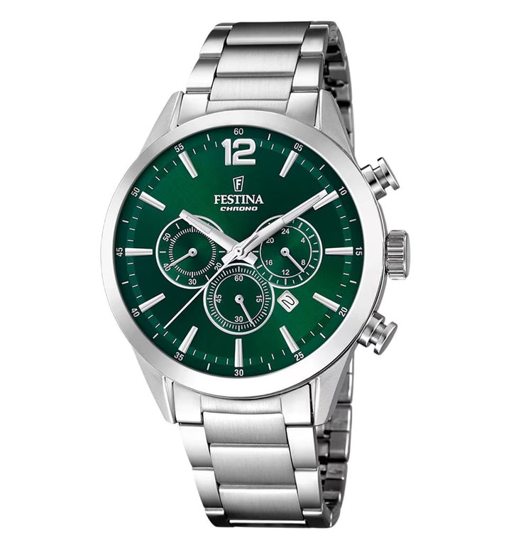 Orologio Uomo Festina Quarzo Cronografo Nero Dorato Data F20343/B