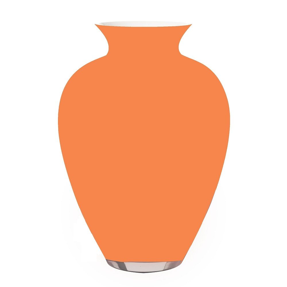 Vaso Aurora Vetro Colore Albicocca H29 cm OL02744