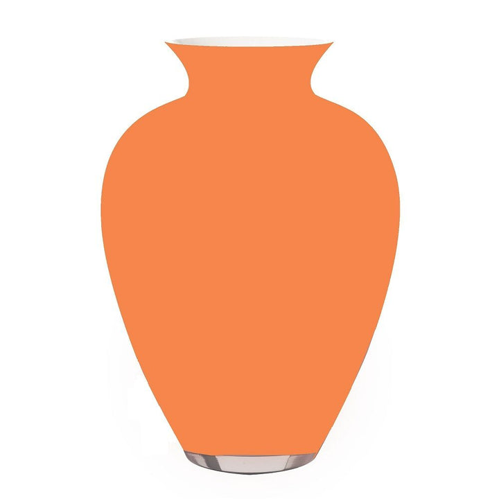 Vaso Aurora Vetro Colore Albicocca H40 cm OL02745