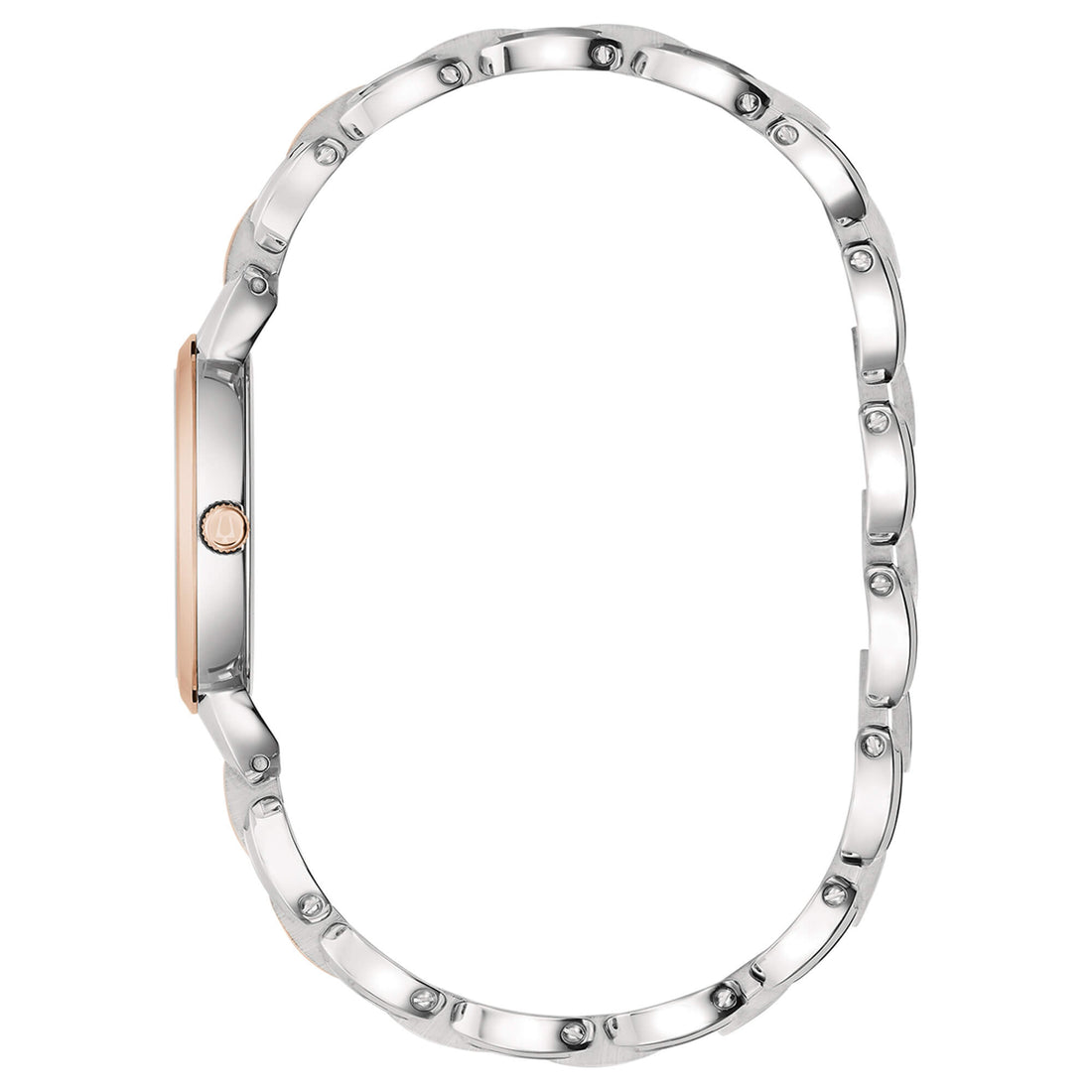Orologio Donna Bulova Quarzo Solo Tempo Classic lady Madreperla Acciaio Diamanti 98P210
