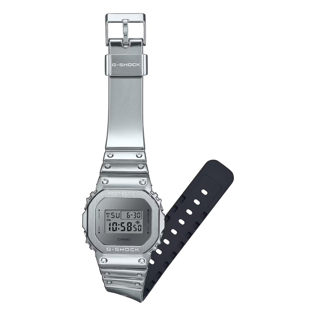 Orologio Uomo Casio G-SHOCK Resina Flex Argentata GM-5600YM-8ER