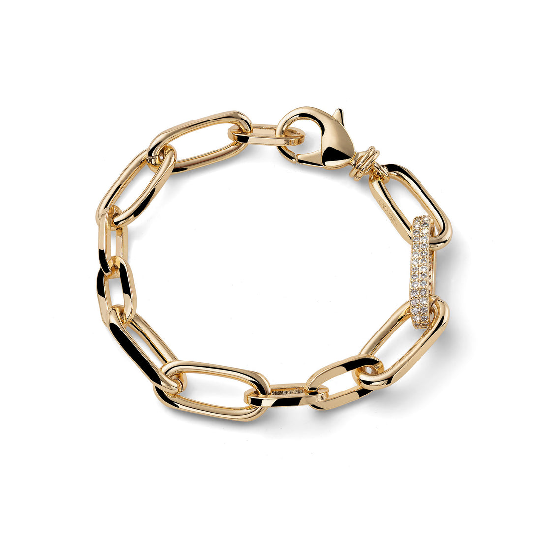 Bracciale Donna Unoaere Bronzo Dorato e zirconi 581493