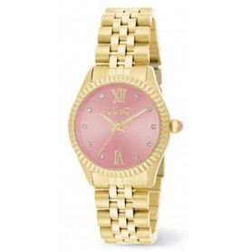 Orologio Donna Liu Jo Luxury Tinty Acciaio Solo Tempo Quarzo Quadrante rosa TLJ2137