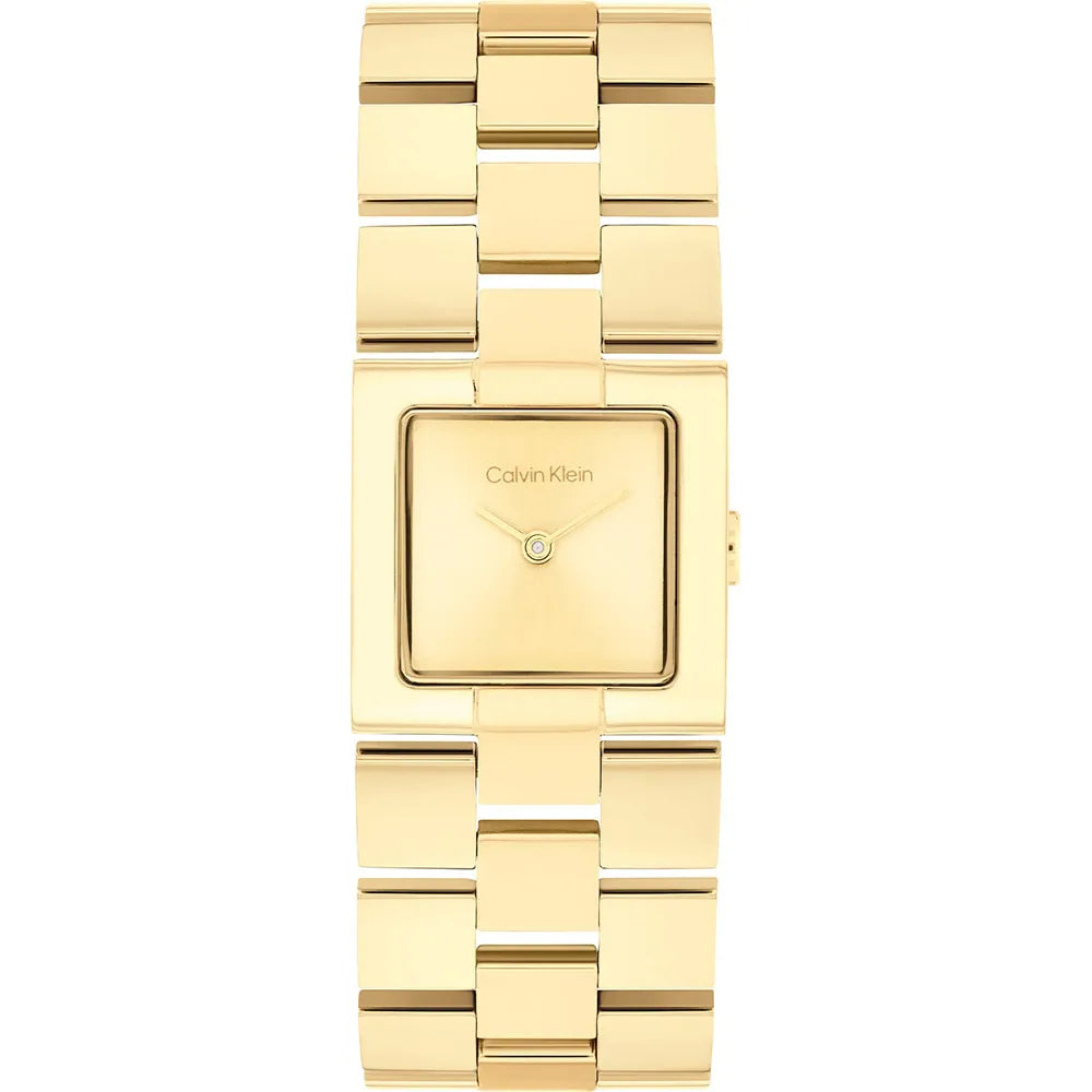 Orologio Donna Acciaio Dorato Calvin Klein Quarzo 25100089