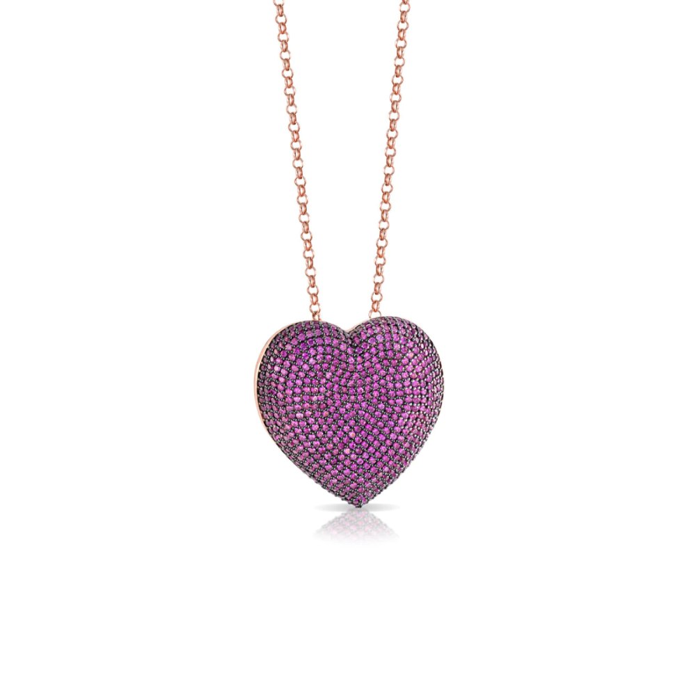 Collana Donna Argento 925  Zirconi Colorati  CL025RR