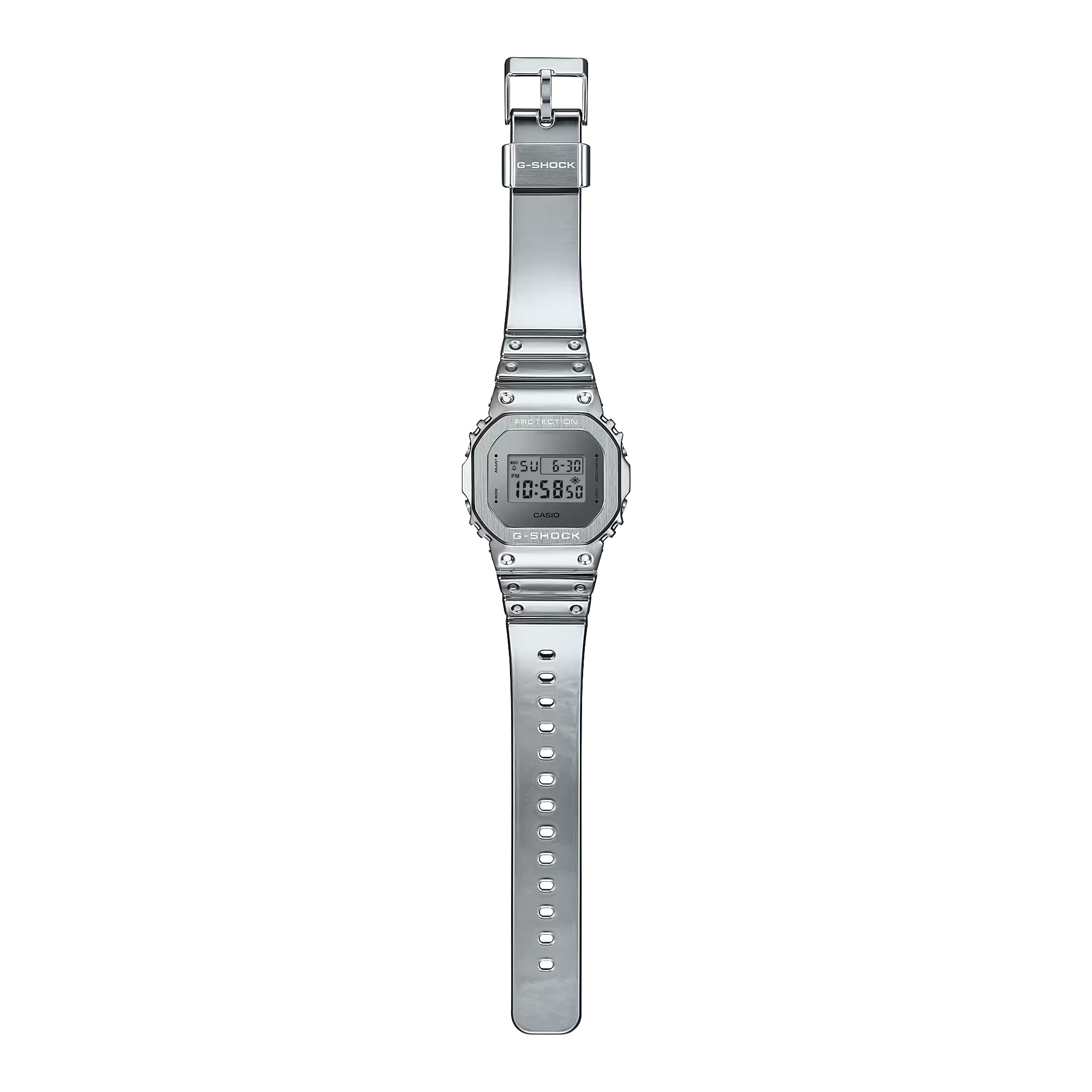 Orologio Uomo Casio G-SHOCK Resina Flex Argentata GM-5600YM-8ER
