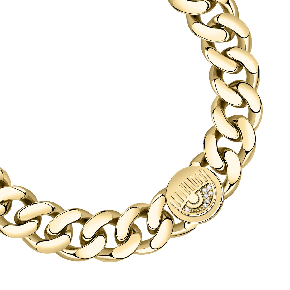 Bracciale Donna Chiara Ferragni Groumette Dorato Logo