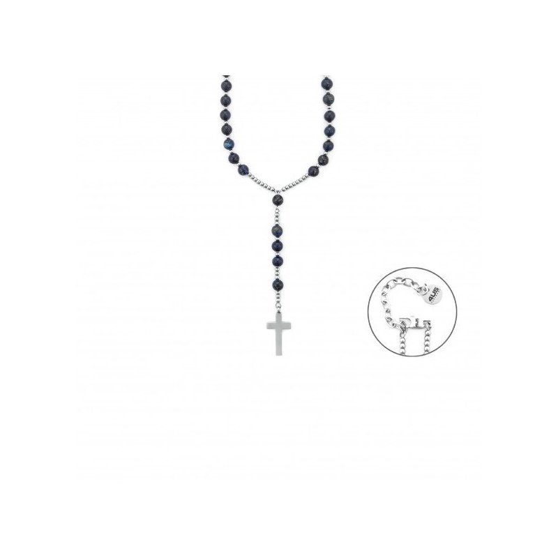 Collana Uomo Acciaio 4US Cesare Paciotti Rosario Biglie Lapis 4UCL7492